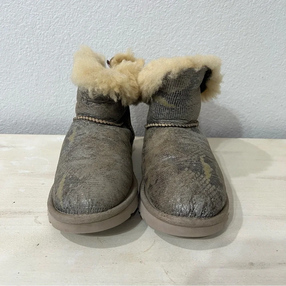 Ugg Snake Skin Bailey Short Boots